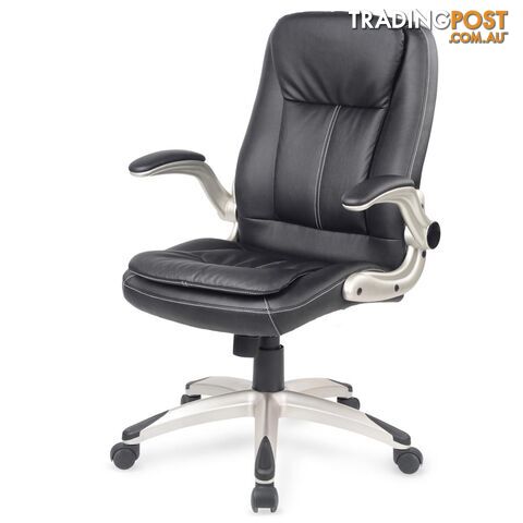 Executive PU Faux Leather Computer Chair Ergonomic Office Furniture Black