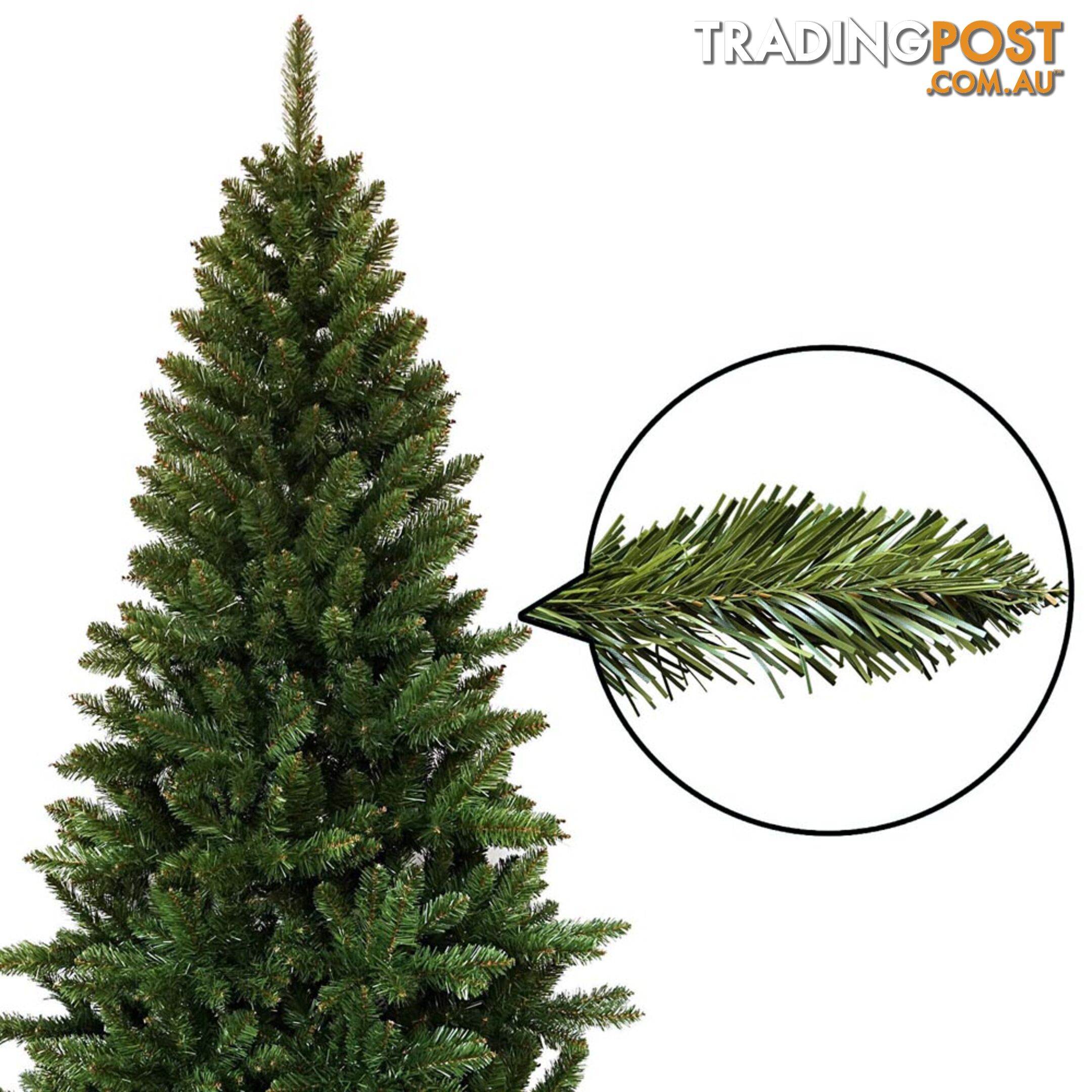 7FT Christmas Tree 210cm 850 Tips Full Body Xmas Tree Home Decorate Green