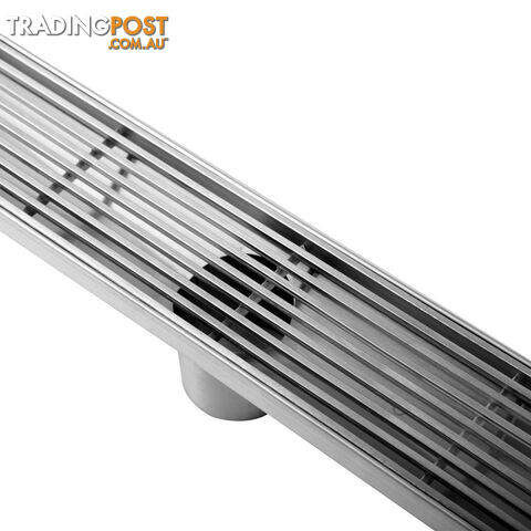 Heelguard Stainless Steel Shower Grate Waste Linear Bathroom Drain Floor 1000mm