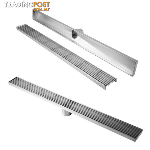 Heelguard Stainless Steel Shower Grate Waste Linear Bathroom Drain Floor 1000mm