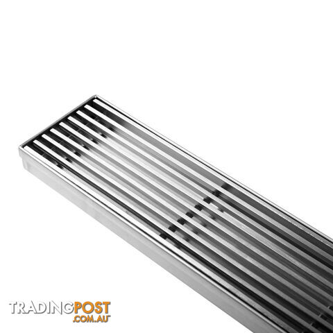 Heelguard Stainless Steel Shower Grate Waste Linear Bathroom Drain Floor 1000mm