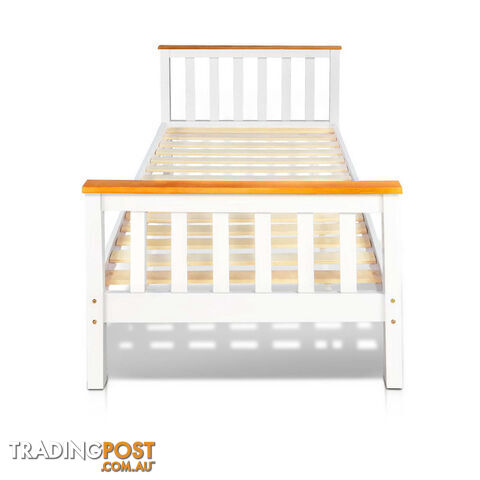 Pine Wood Single Bed Frame