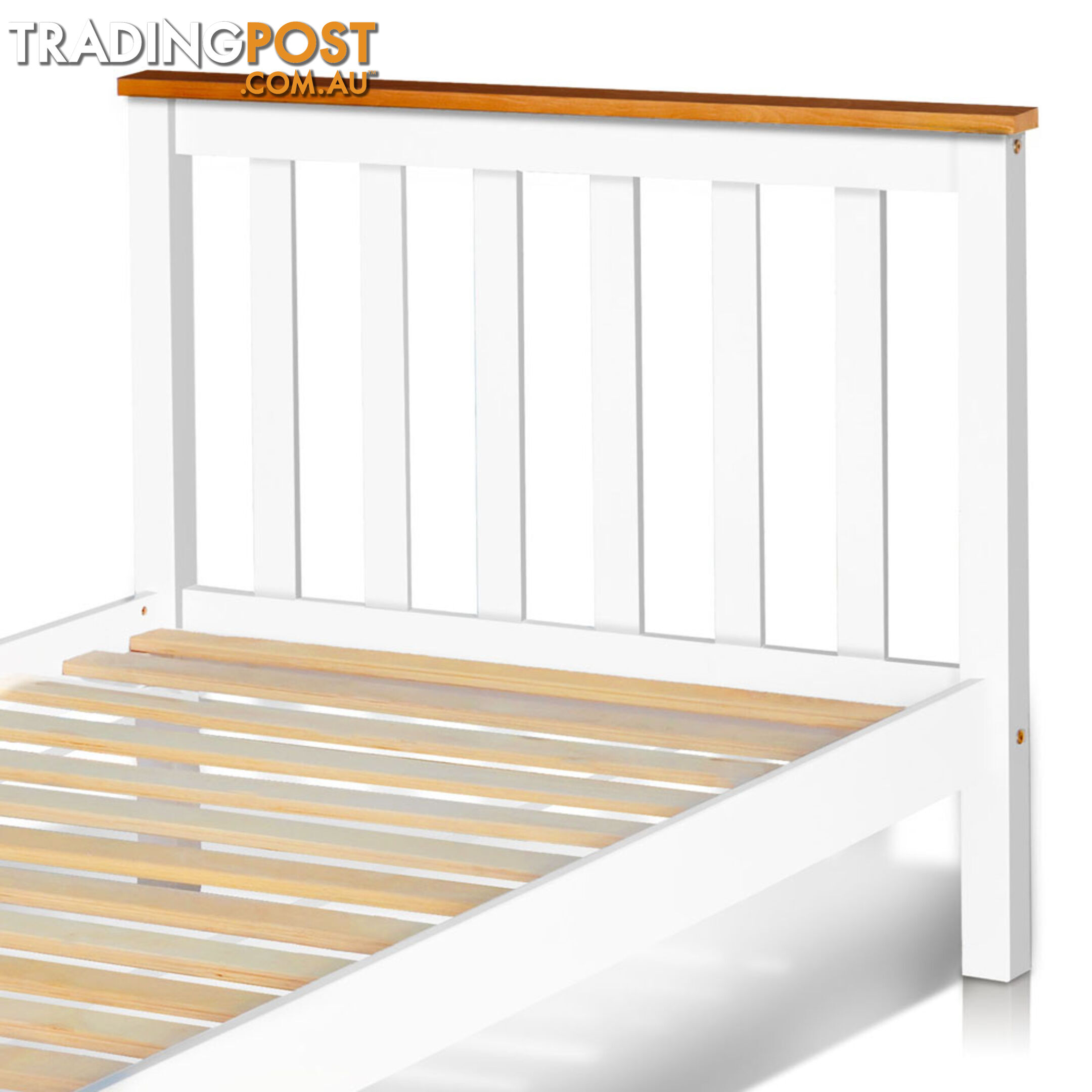 Pine Wood Single Bed Frame