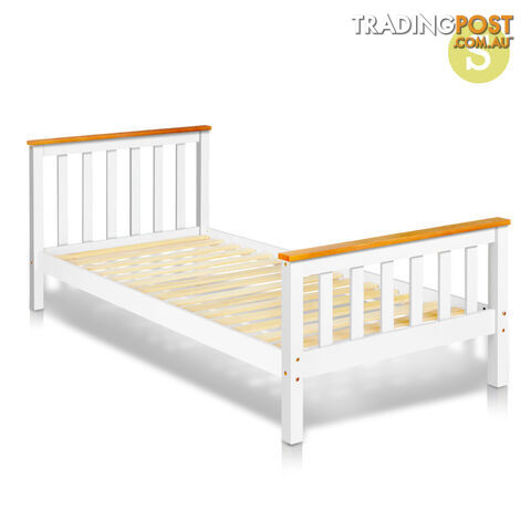 Pine Wood Single Bed Frame