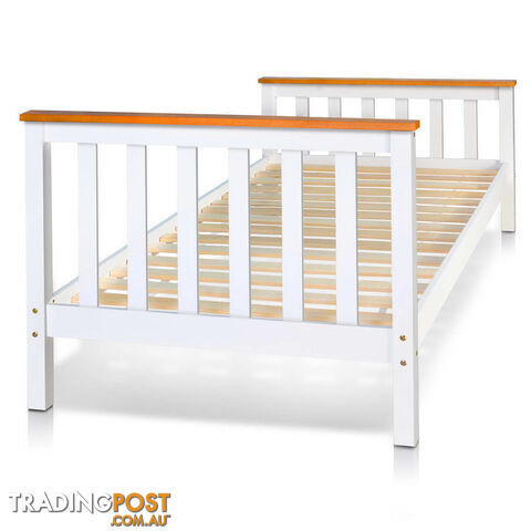 Pine Wood Single Bed Frame