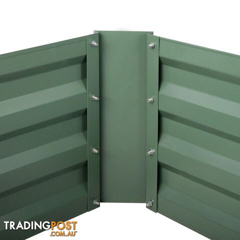 Galvanised Raised Garden Bed 180 x 90cm Green