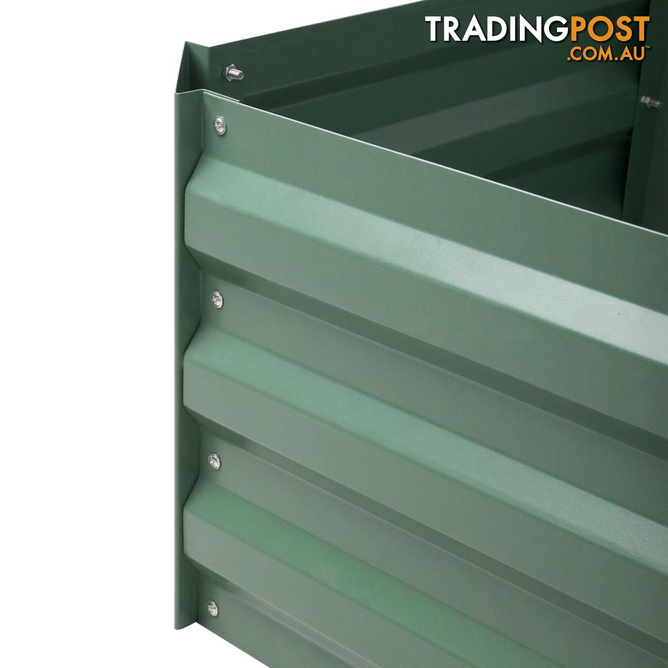 Galvanised Raised Garden Bed 180 x 90cm Green