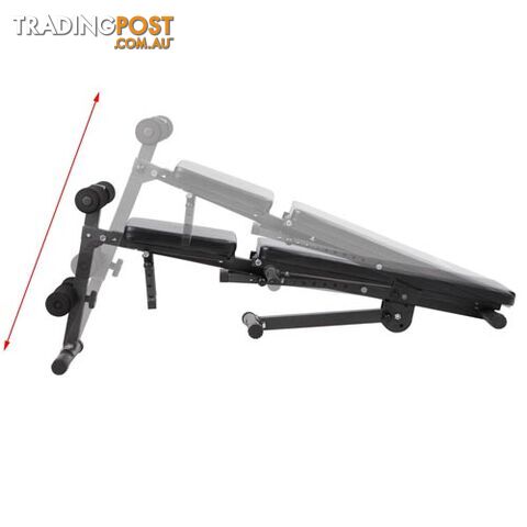 FID Flat Adjustable Bench 150Kg