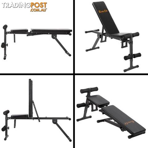 FID Flat Adjustable Bench 150Kg