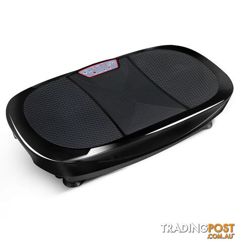 Twin Motor Vibration Plate 1200W Exercise Fitness Weight Loss Power Plate Black