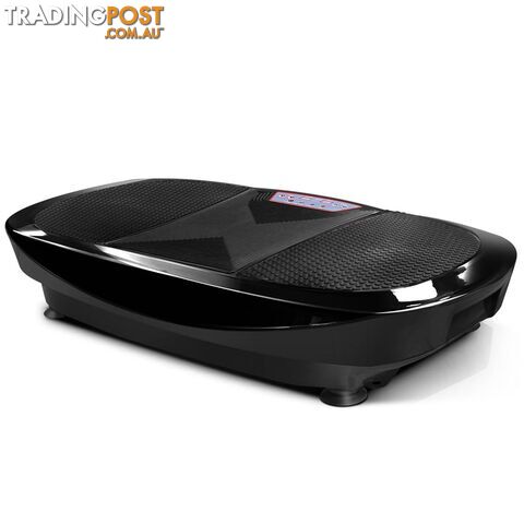 Twin Motor Vibration Plate 1200W Exercise Fitness Weight Loss Power Plate Black