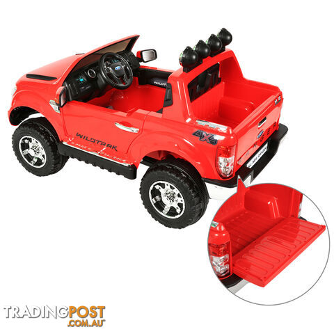 Ford Ranger Kids Ride On Car Licensed Remote Control Children Toy Truck Red