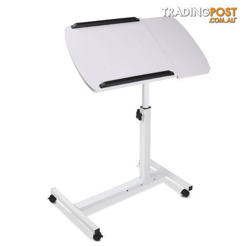 Rotating Mobile Laptop Adjustable Desk White