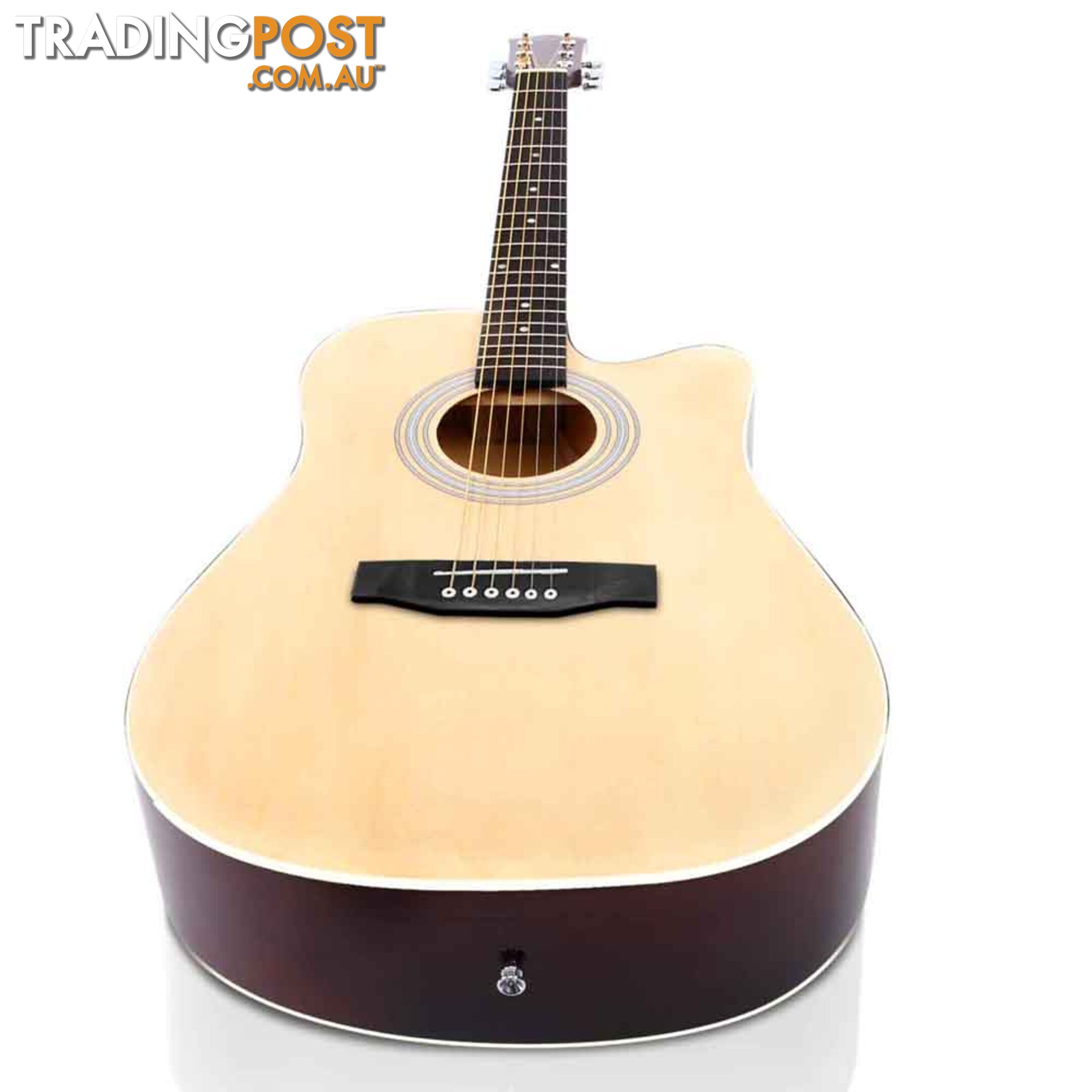 41in Steel-Stringed Acoustic Guitar Natural