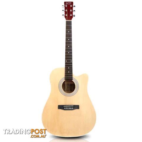 41in Steel-Stringed Acoustic Guitar Natural