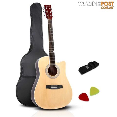 41in Steel-Stringed Acoustic Guitar Natural