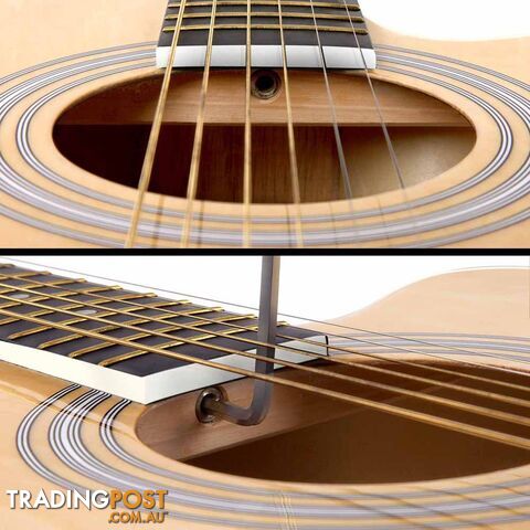 41in Steel-Stringed Acoustic Guitar Natural