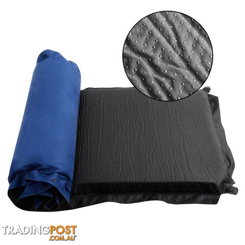 Single Self Inflating Sleeping Mats 10cm Blow Up Mattress Camping Hiking Air Bed - photo 3 of 9