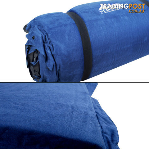 Single Self Inflating Sleeping Mats 10cm Blow Up Mattress Camping Hiking Air Bed - photo 5 of 9