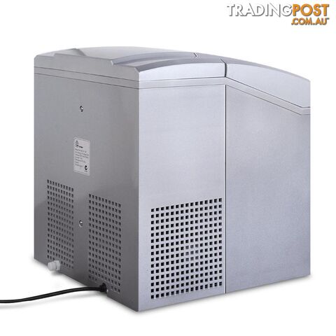 3.2L Ice Cube Maker Machine 20kg Home Commercial Portable Auto Ice Making Silver - photo 5 of 12