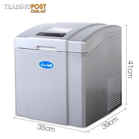 3.2L Ice Cube Maker Machine 20kg Home Commercial Portable Auto Ice Making Silver - photo 2 of 12