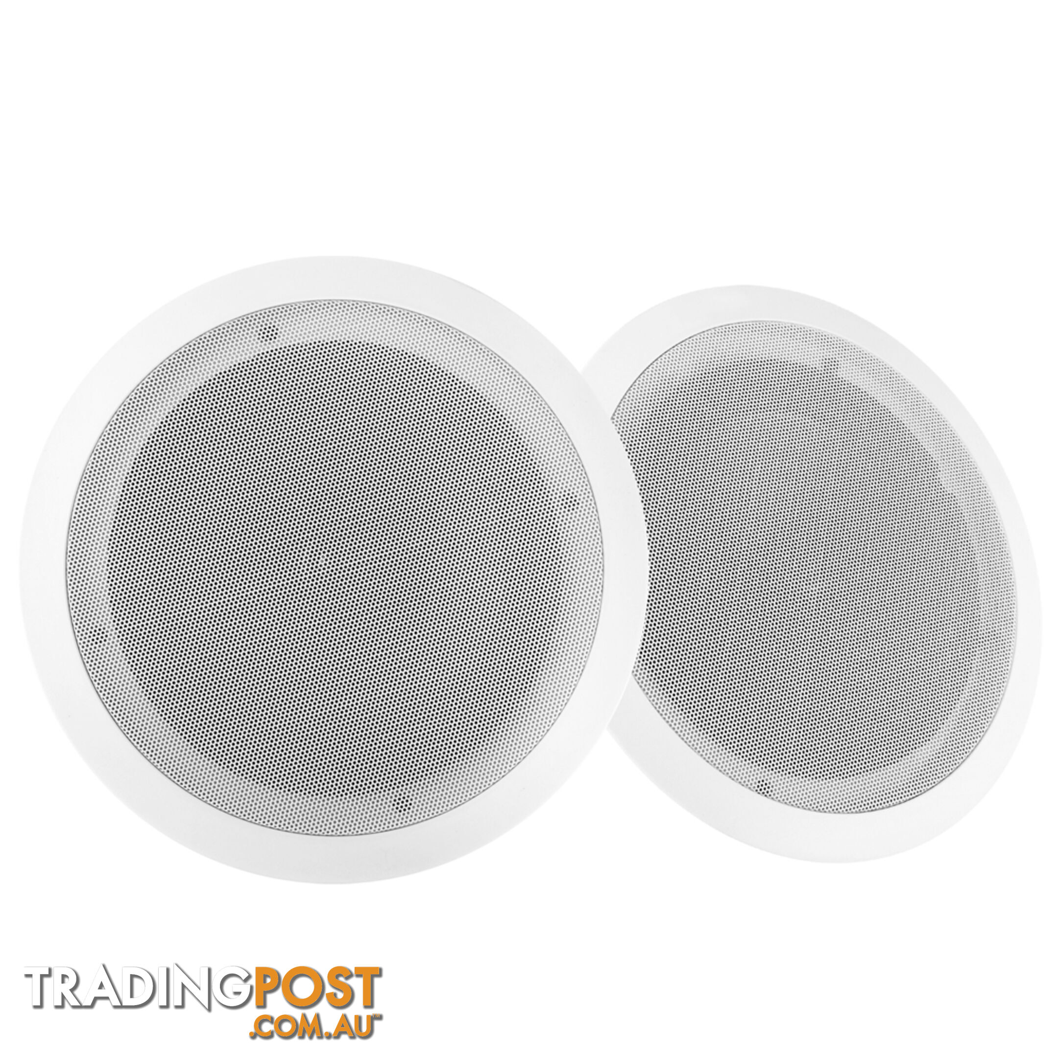 Set of 2 8in Round 2 Way Ceiling Speakers 250W Home Theatre