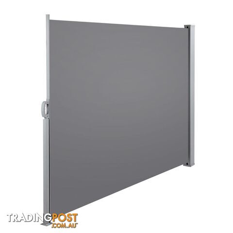 Retractable Side Awning Shade 180cm Grey
