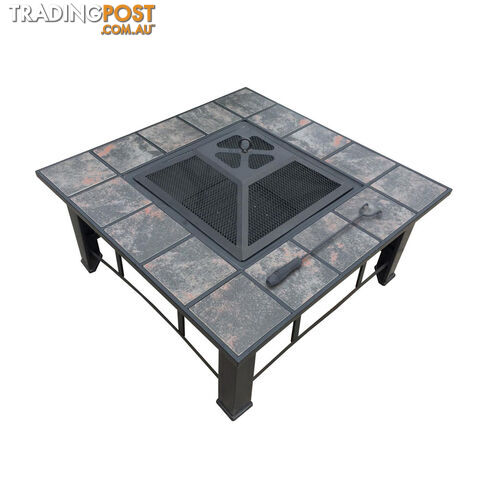 4IN1 Outdoor Camping Fire Pit BBQ Table Patio Grill Fireplace Heater Brazier