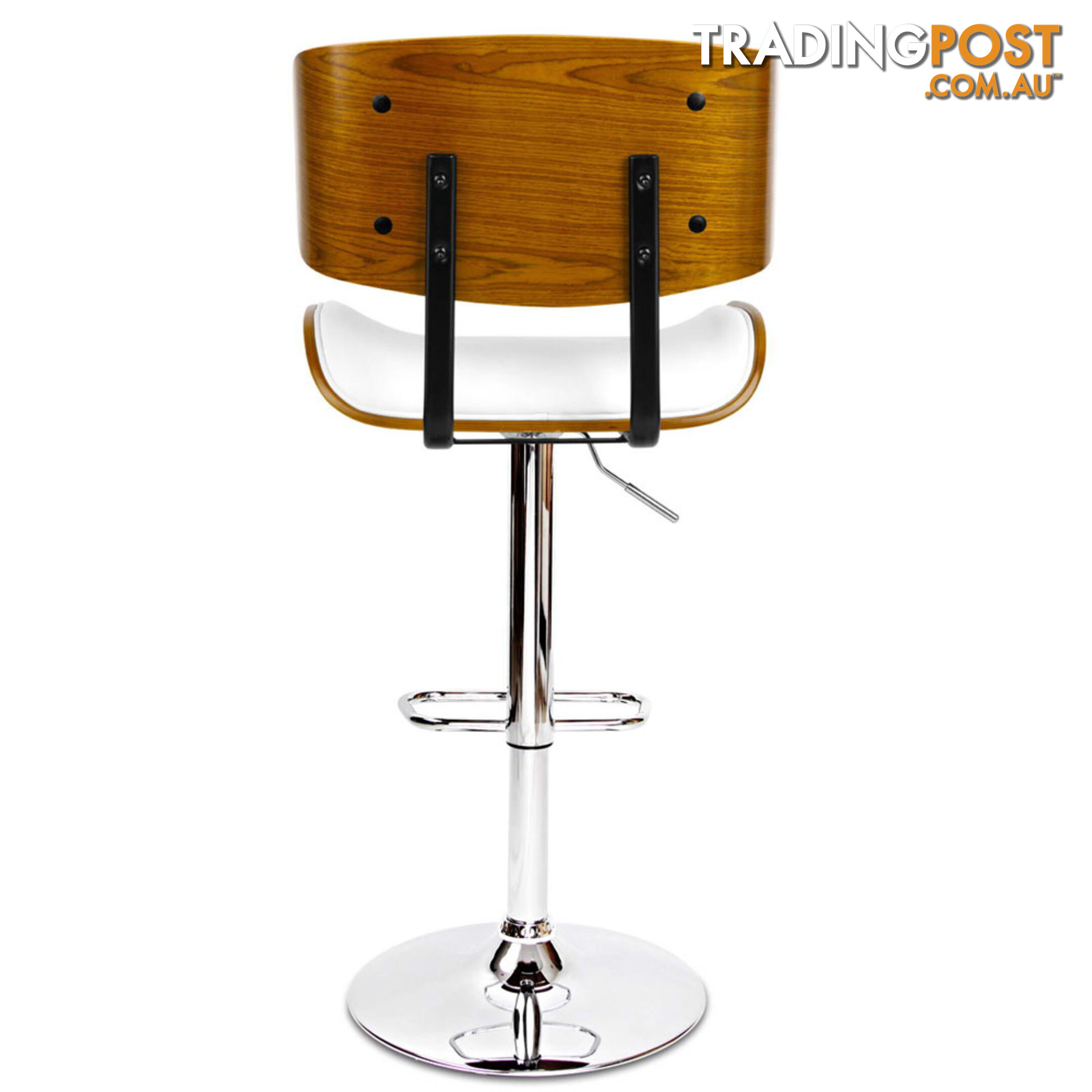 PU Leather Bar Stool with Chrome Base