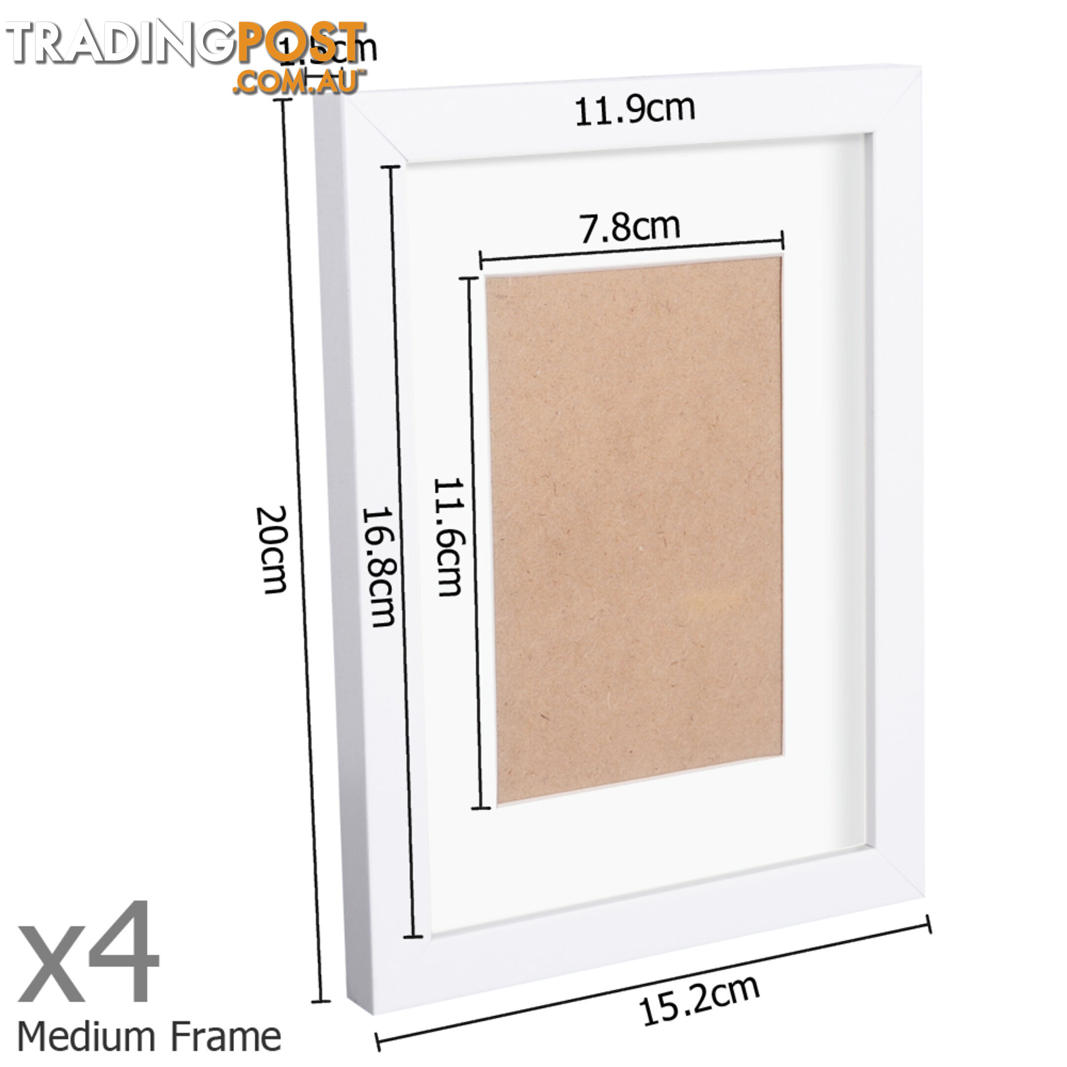 17 Piece Picture Frames Set Multi Wall Photo Home Decor Art White Gift Present