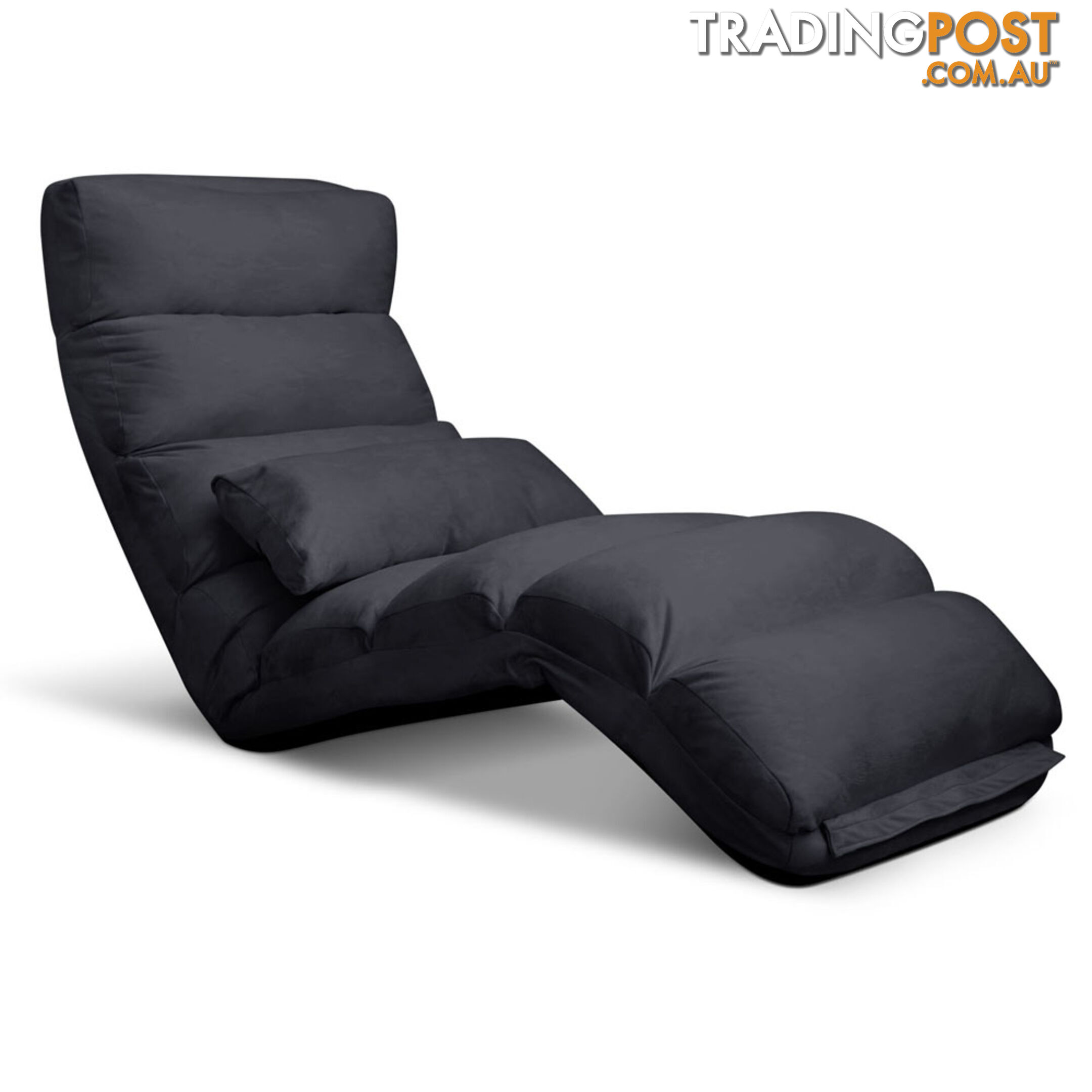 Lounge Sofa Chair - 75 Adjustable Angles _ Charcoal