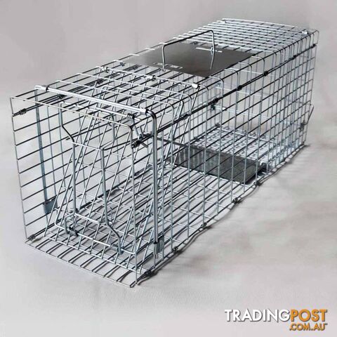 2 Safe Humane Animal Trap Cage Possum Cat Rabbit Fox Koala Hare Bird Live Catch