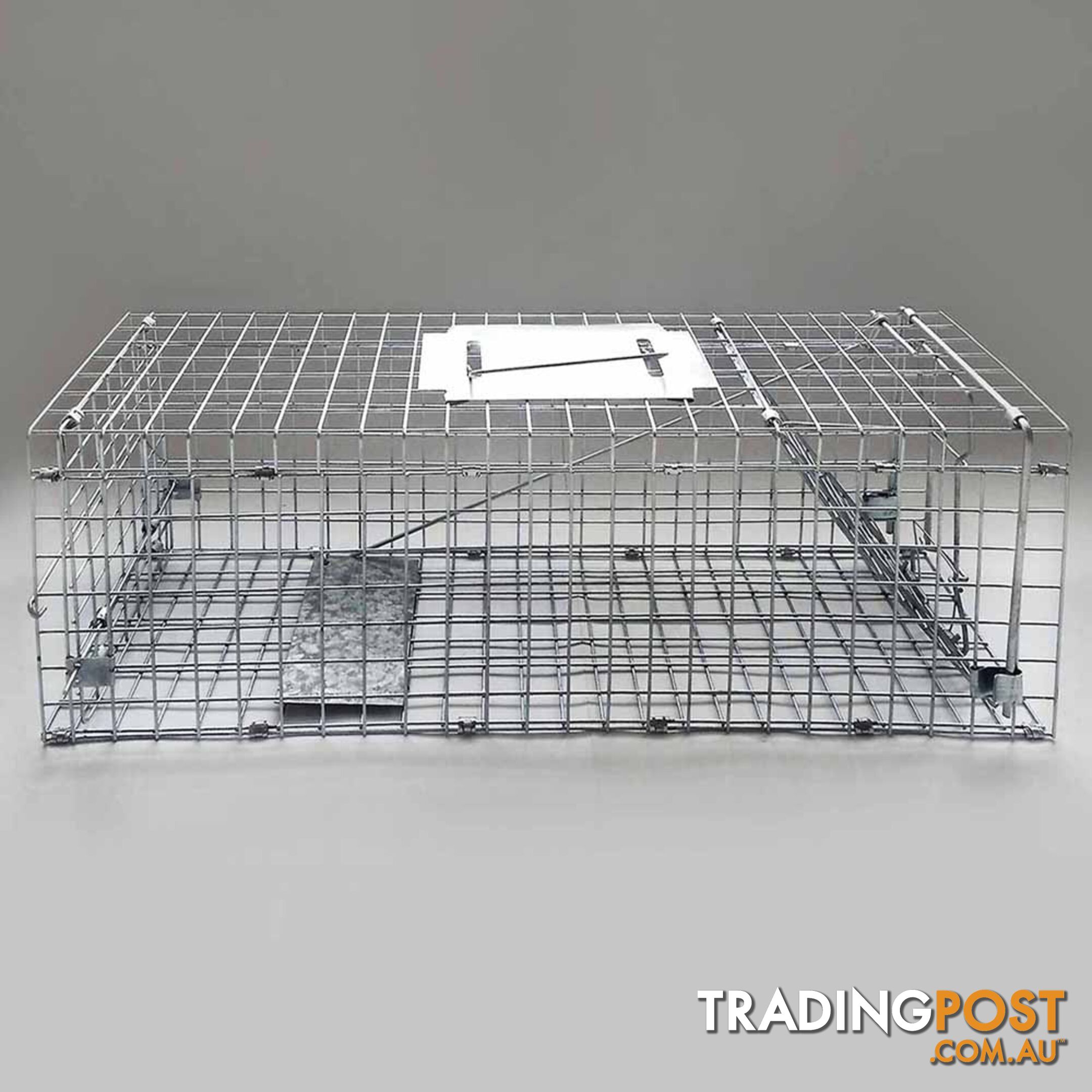 2 Safe Humane Animal Trap Cage Possum Cat Rabbit Fox Koala Hare Bird Live Catch