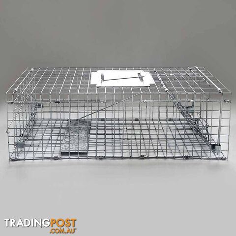 2 Safe Humane Animal Trap Cage Possum Cat Rabbit Fox Koala Hare Bird Live Catch