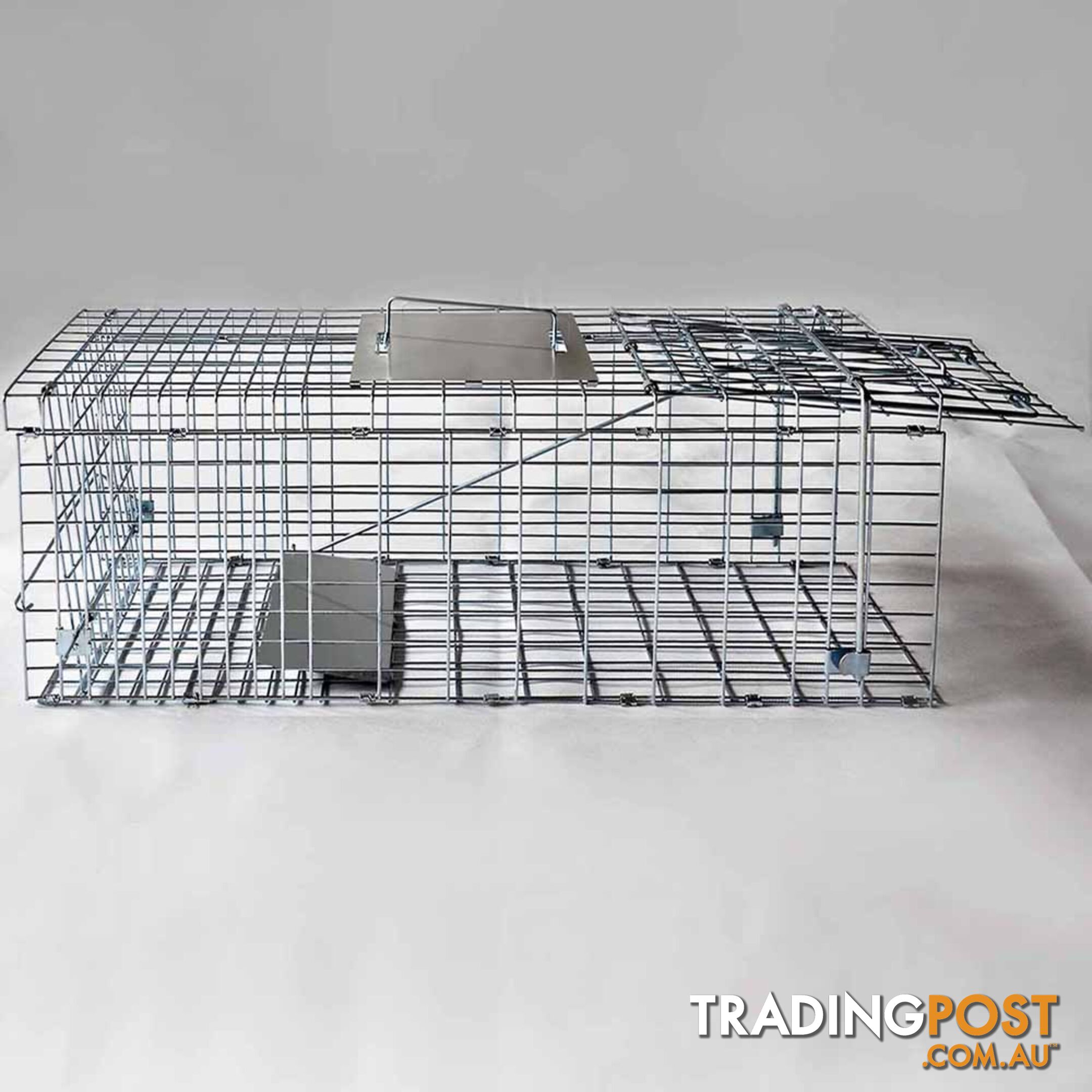 2 Safe Humane Animal Trap Cage Possum Cat Rabbit Fox Koala Hare Bird Live Catch