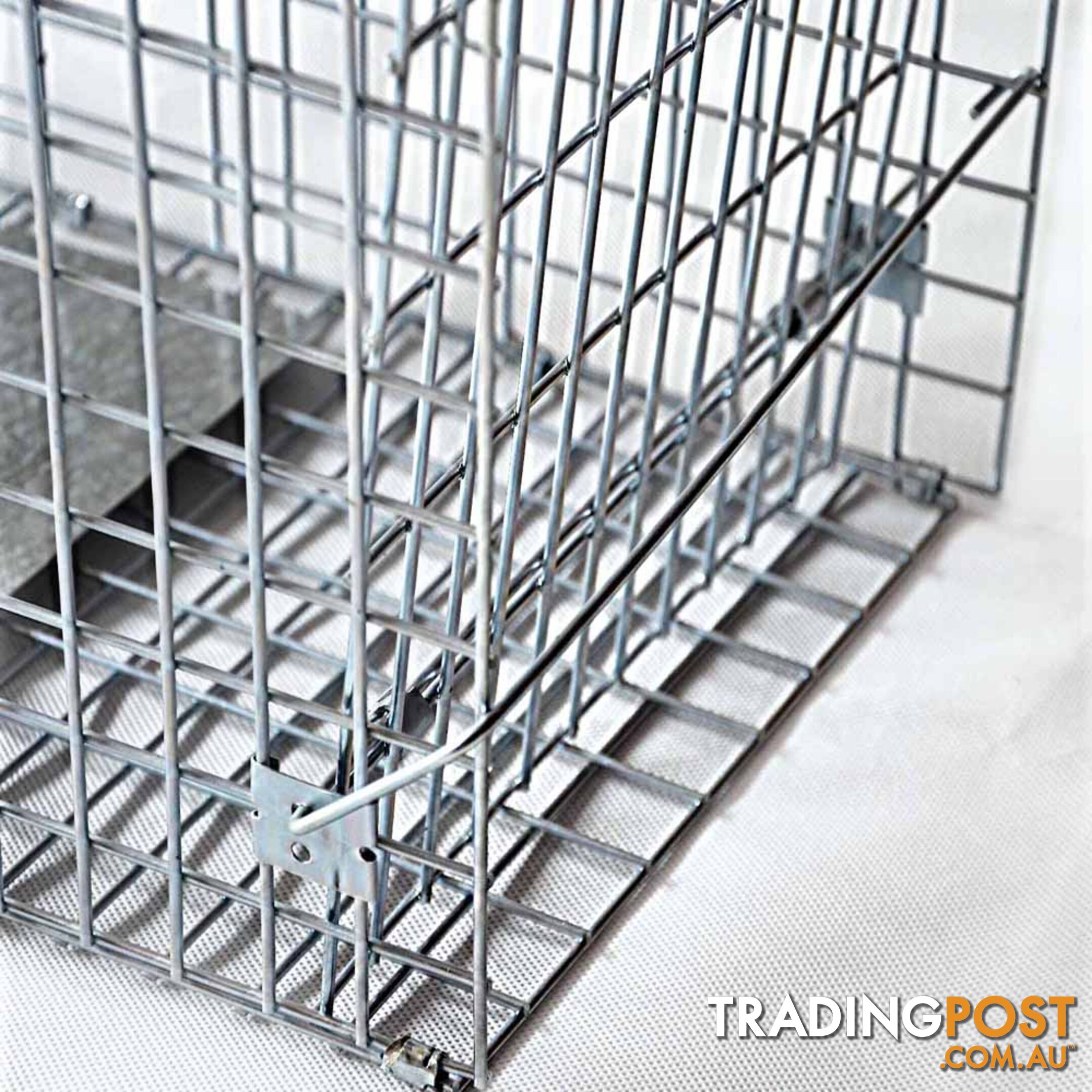 2 Safe Humane Animal Trap Cage Possum Cat Rabbit Fox Koala Hare Bird Live Catch