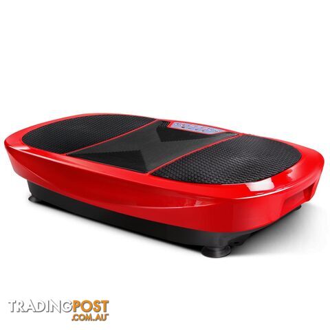 Twin Motor Vibration Plate 1200W Exercise Fitness Weight Loss Power Plate Red