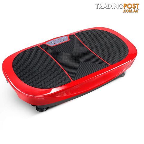 Twin Motor Vibration Plate 1200W Exercise Fitness Weight Loss Power Plate Red
