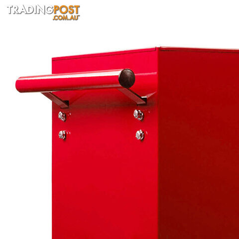 5 Drawers Toolbox Chest Cabinet Tool Box Roller Trolley Red