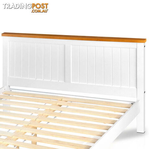 Pine Wood Double Bed Frame - photo 5 of 8