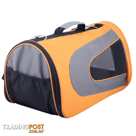 Pet Dog Cat Carrier Travel Bag Large Orange