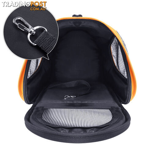 Pet Dog Cat Carrier Travel Bag Large Orange