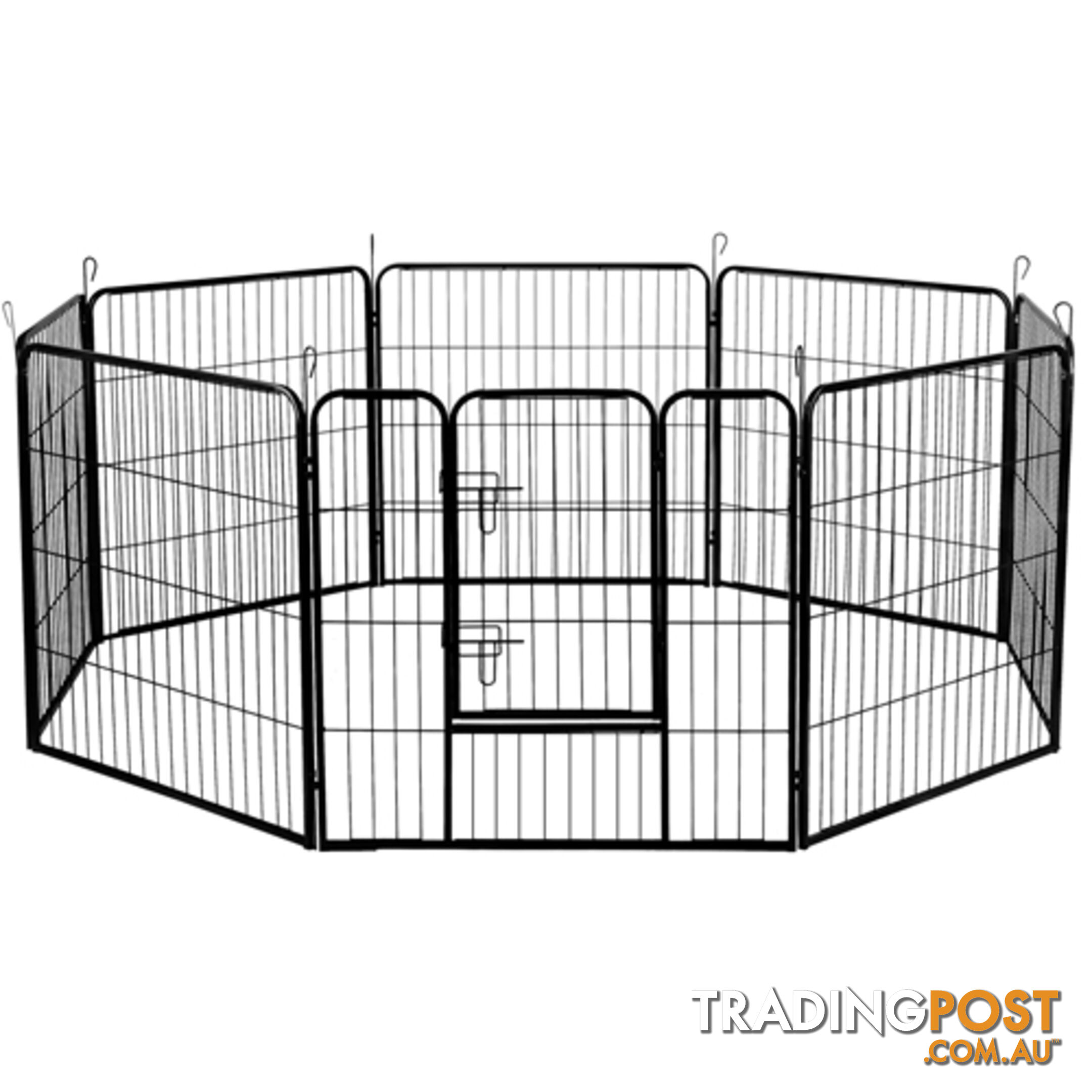 8 Panel Pet Playpen Dog Cage Puppy Exercise Crate Enclosure Rabbit Fence