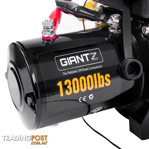 12V 13000 LBS Wireless Synthetic Rope Electric Winch - photo 5 of 8