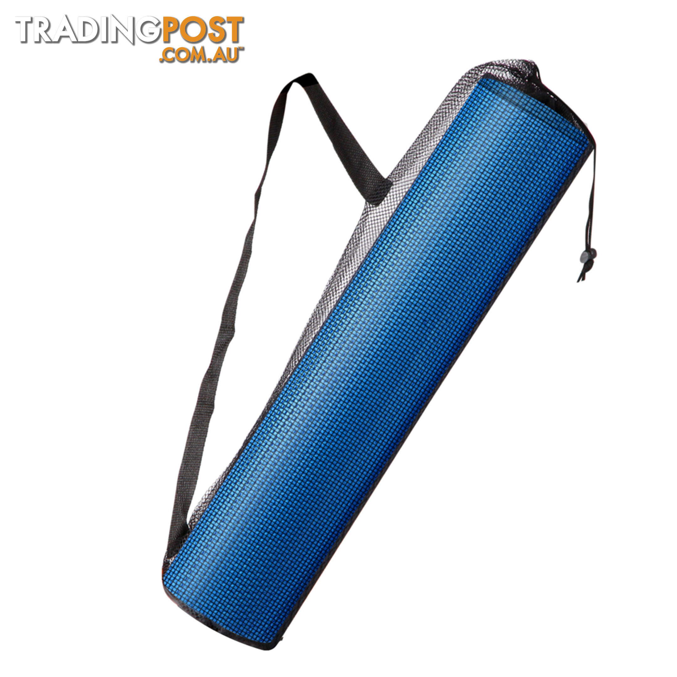 Yoga Gym Pilates EVA Stick Foam Roller Blue 90 x 15cm