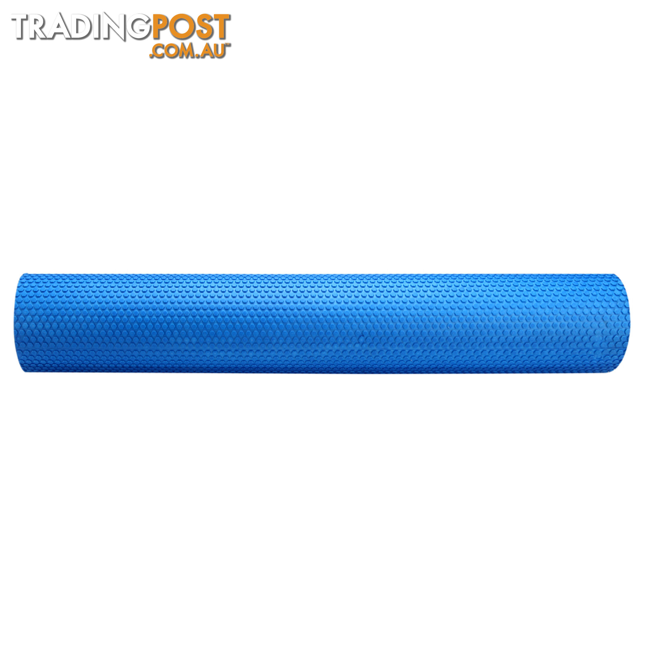 Yoga Gym Pilates EVA Stick Foam Roller Blue 90 x 15cm