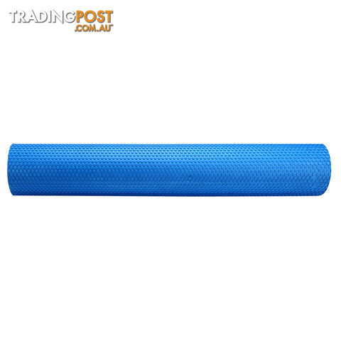 Yoga Gym Pilates EVA Stick Foam Roller Blue 90 x 15cm