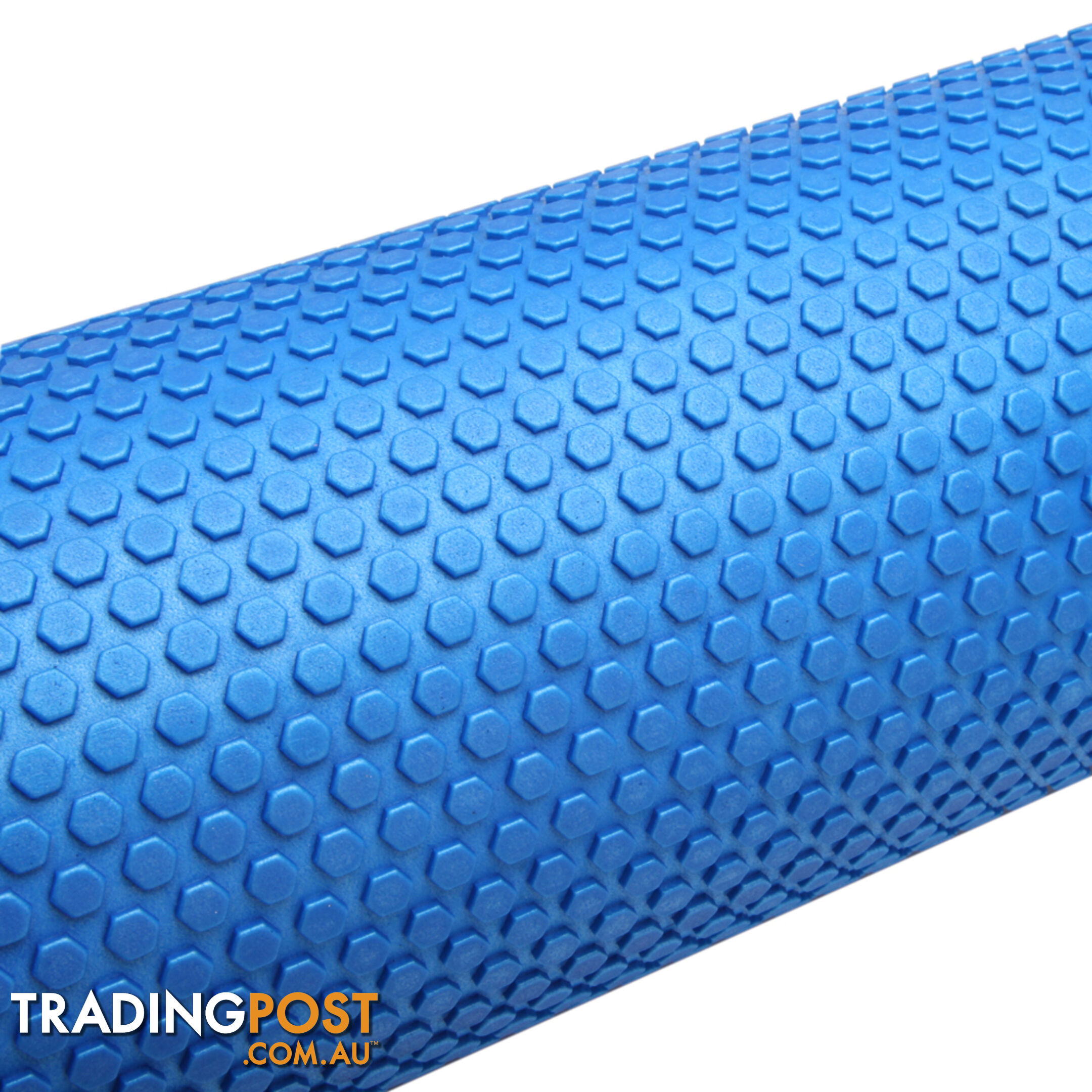 Yoga Gym Pilates EVA Stick Foam Roller Blue 90 x 15cm