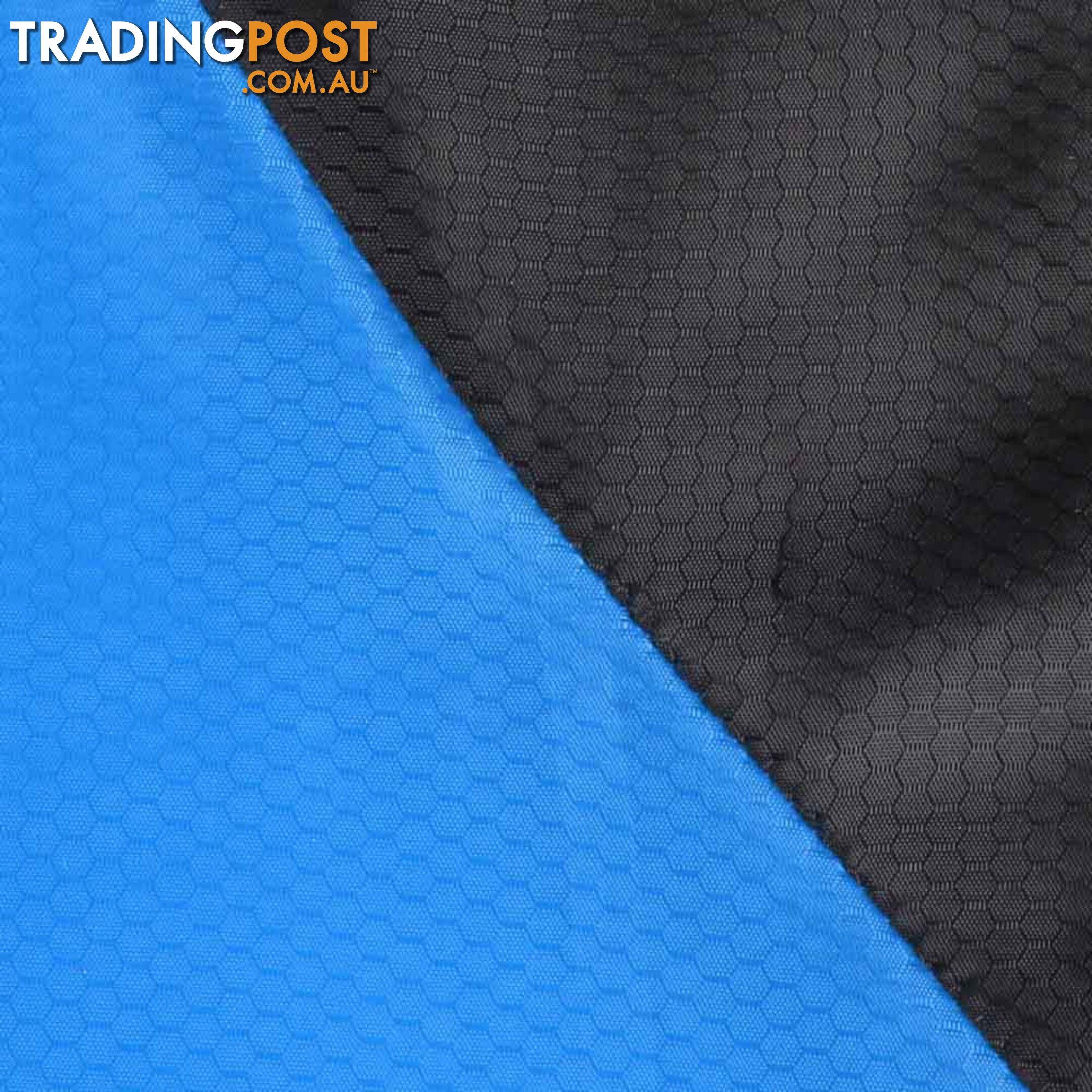 Single Camping Sleeping Bag Outdoor Thermal Tent Hiking Winter -10_ Blue Black