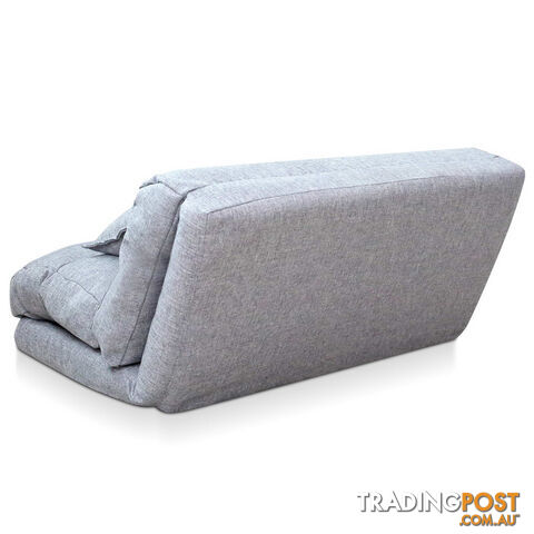 Double Size Adjustable Lounge Sofa - 5 positions Grey